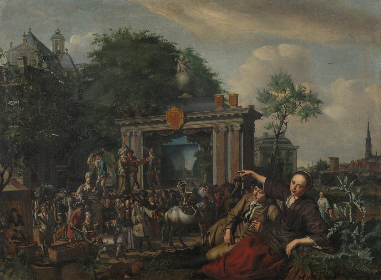 Theatrical Performance in the Open Air av Matthys Naiveu