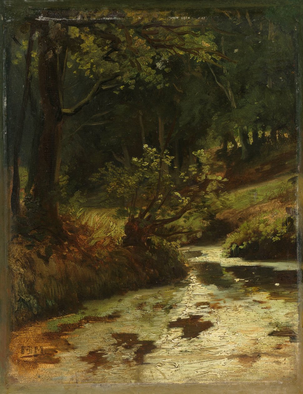 Bäck i skogen nära Oosterbeek En bäck i skogen nära Oosterbeek av Matthijs Maris