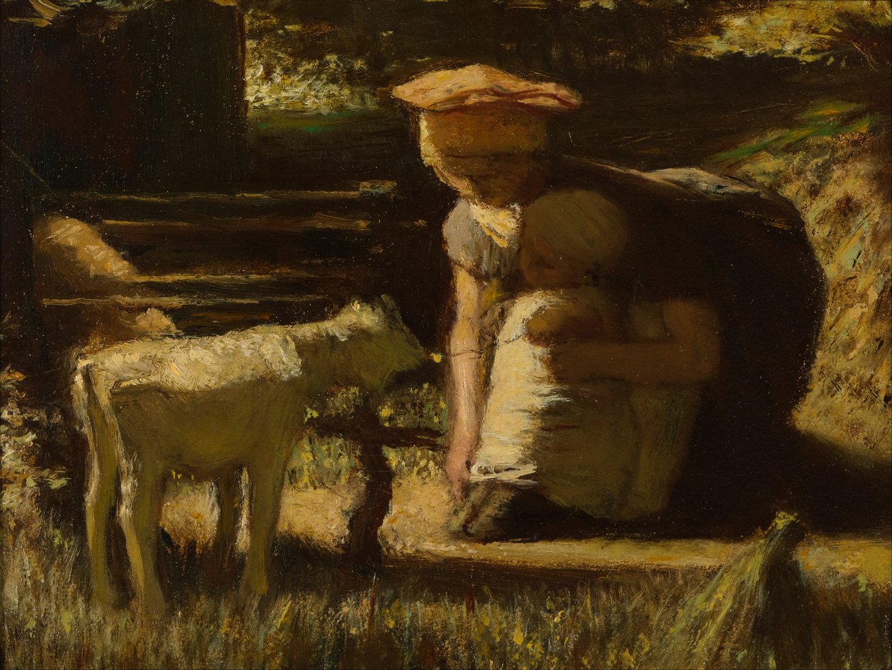 Att lära känna varandra (Den lilla geten) av Matthijs Maris