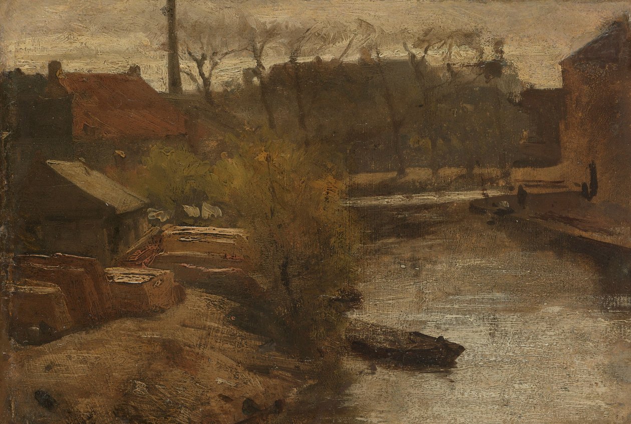 Den nordvästra delen av Buitenensingel i Haag av Matthijs Maris