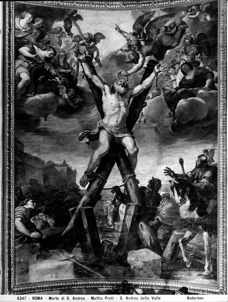 S:t Andreas martyrskap, 1650-51 av Mattia Preti