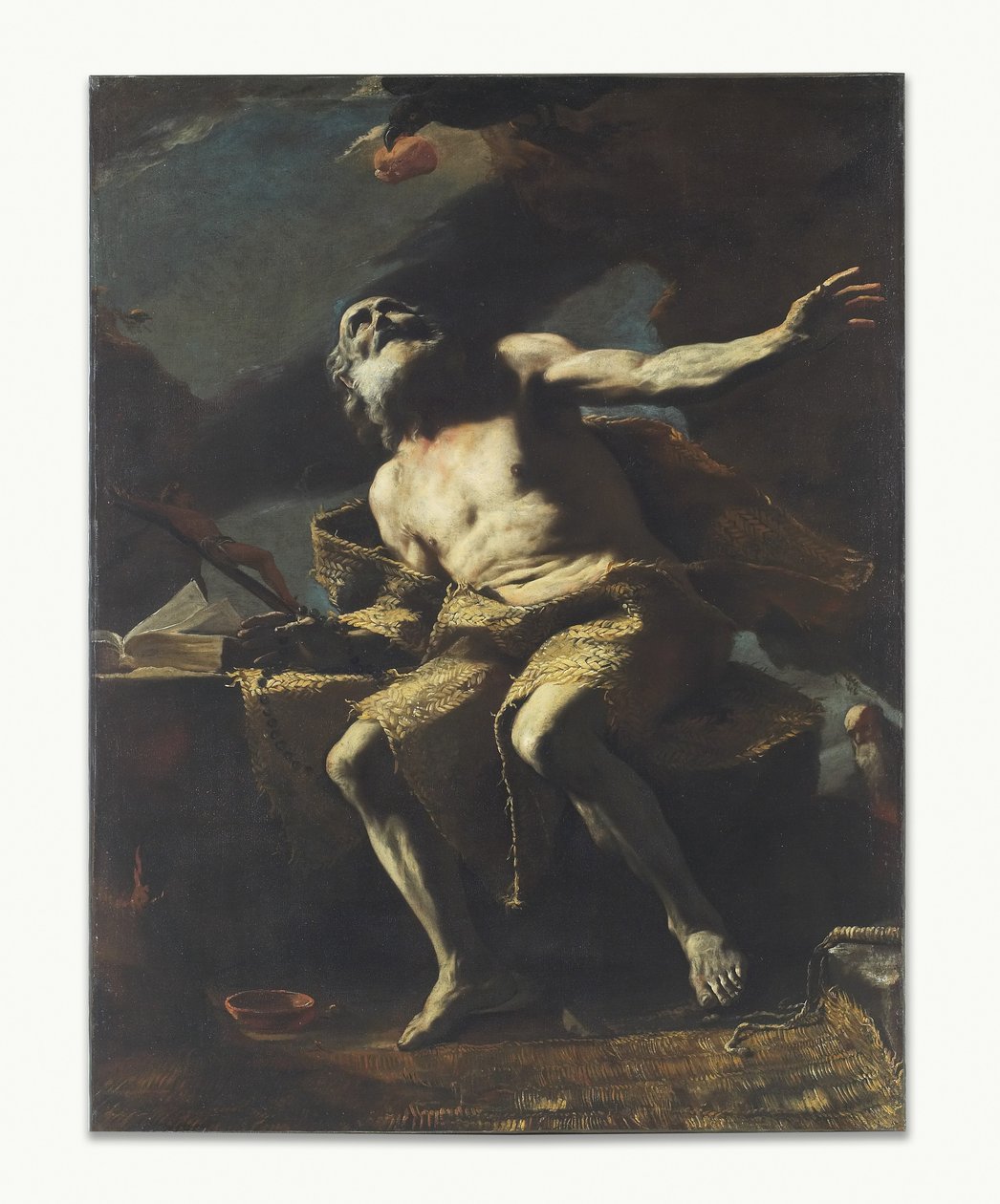 Eremiten Paulus, ca. 1656-60 av Mattia Preti