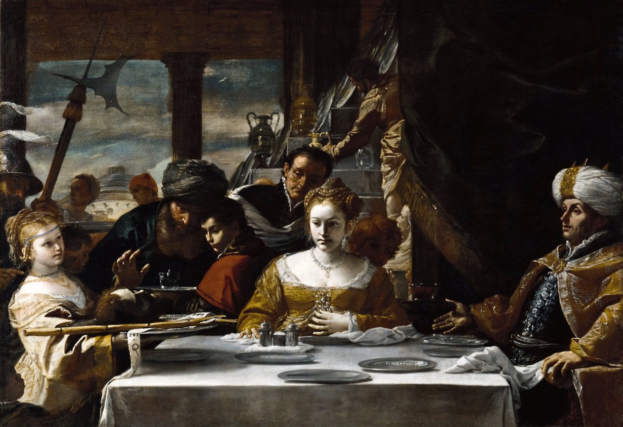 Feast of Herod av Mattia Preti