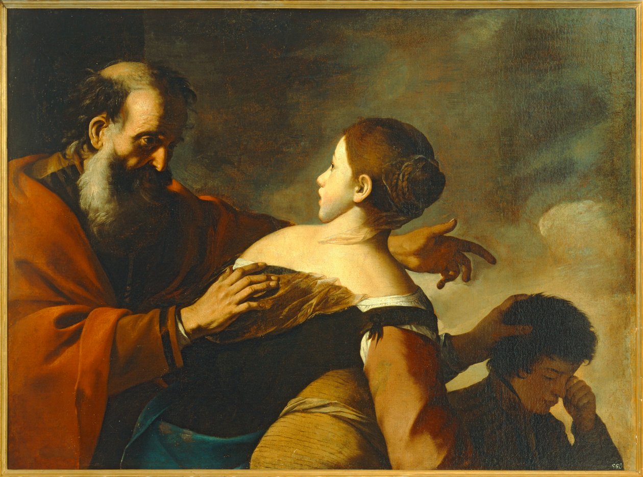 Abraham and Hagar. 10010031 … av Mattia (1613 99) Preti