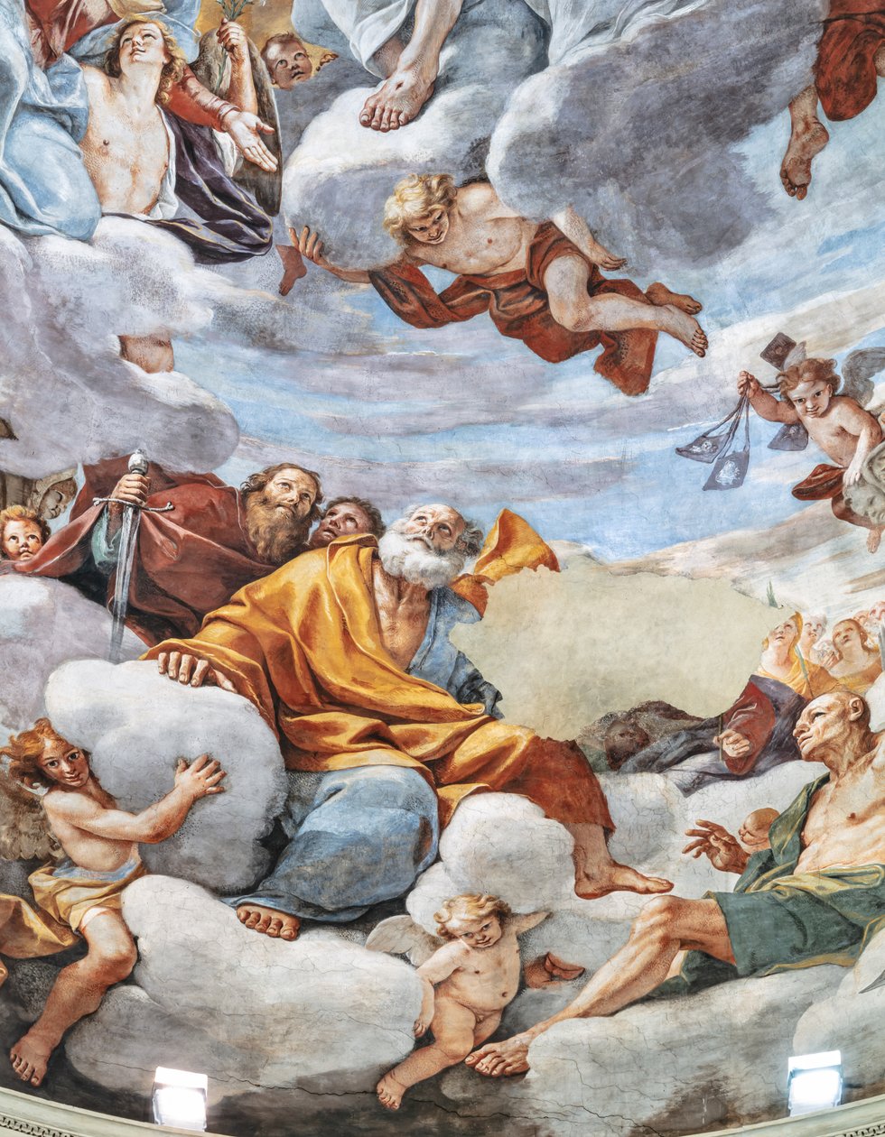 Paradiset, detalj av Mattia (1613 99) Preti