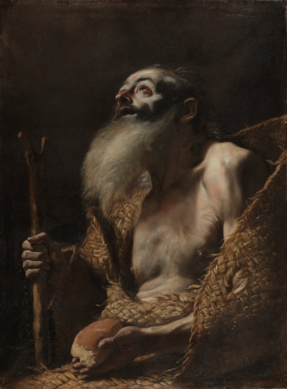 Sankt Paulus eremiten, ca 1662-64 (olja på duk) av Mattia (1613 99) Preti