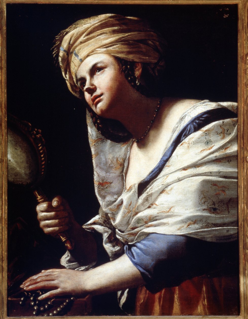Vanite. Vanitas (Fåfänga). Peinture av Mattia Preti Den kalabriske riddaren (1613-1699) av Mattia Preti