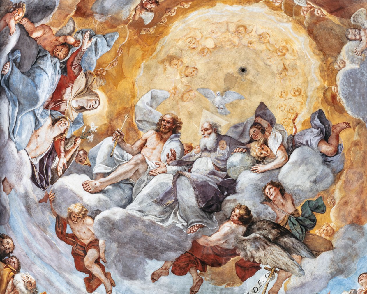 Paradiset, detalj av Mattia (1613 99) Preti