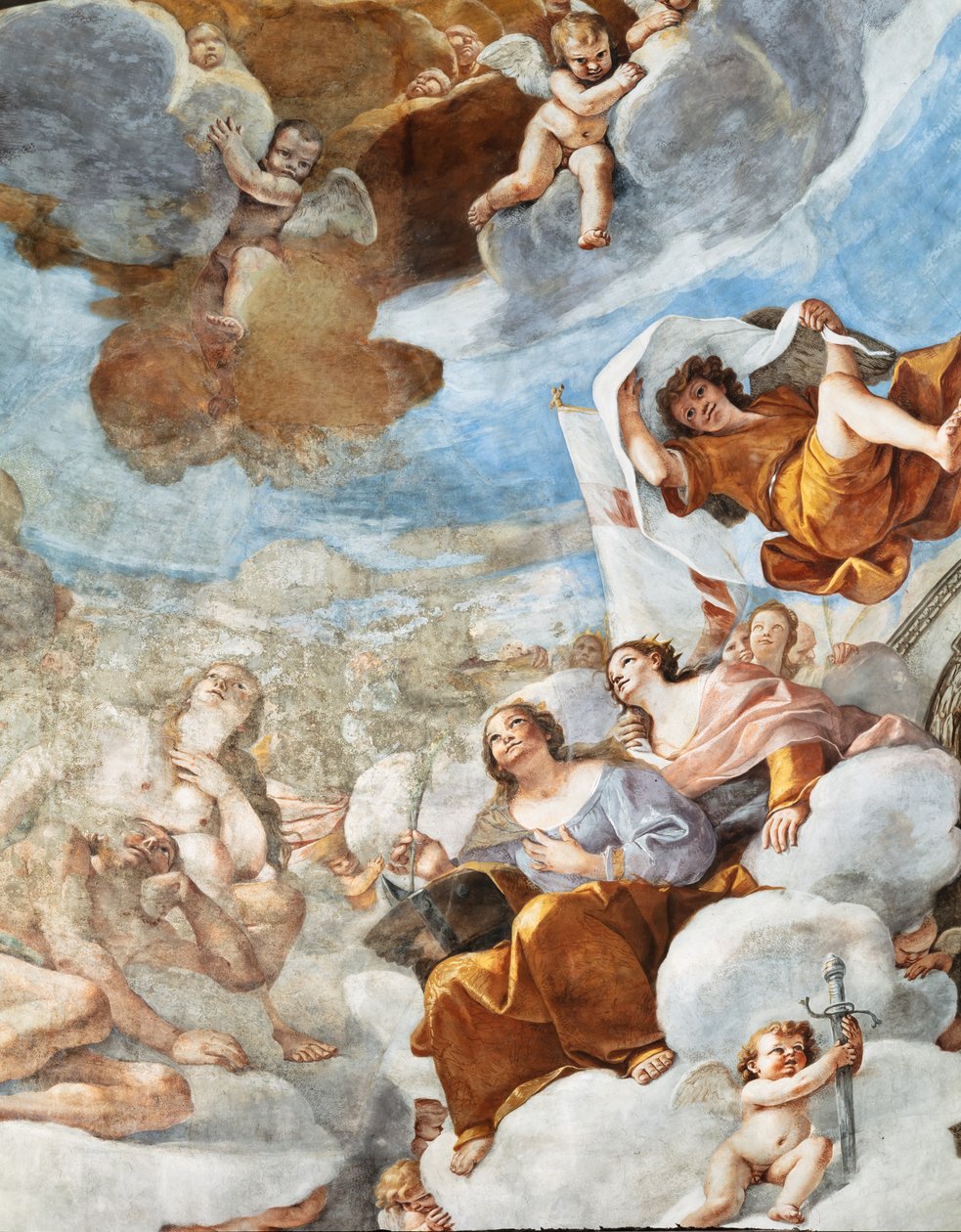 Paradiset, detalj av Mattia (1613 99) Preti