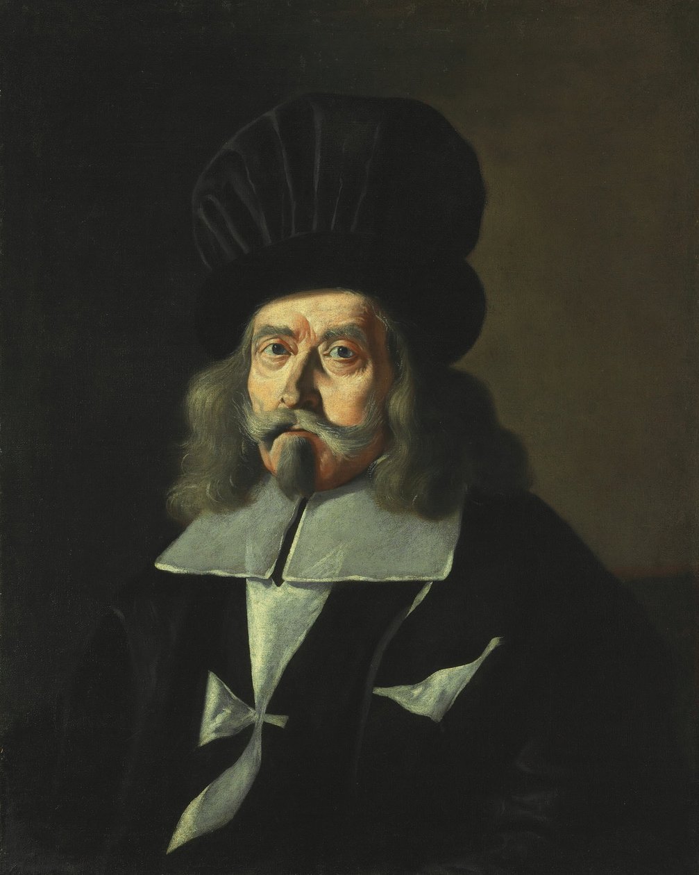 Porträtt av en stormästare av riddarna av Malta, Martin de Redin, ca. 1660. av Mattia Preti