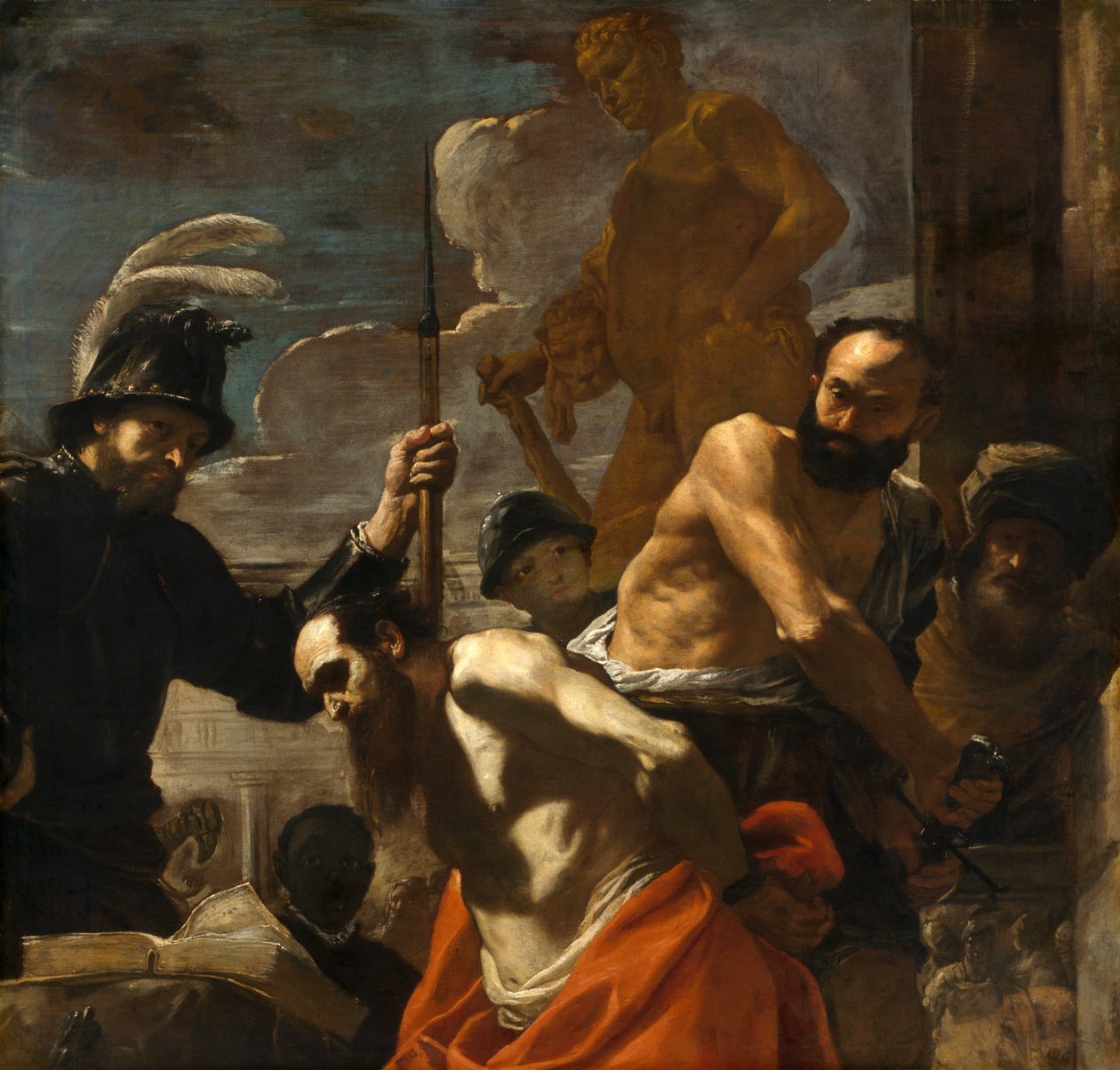 St Pauls martyrskap, ca 1656-59 av Mattia Preti