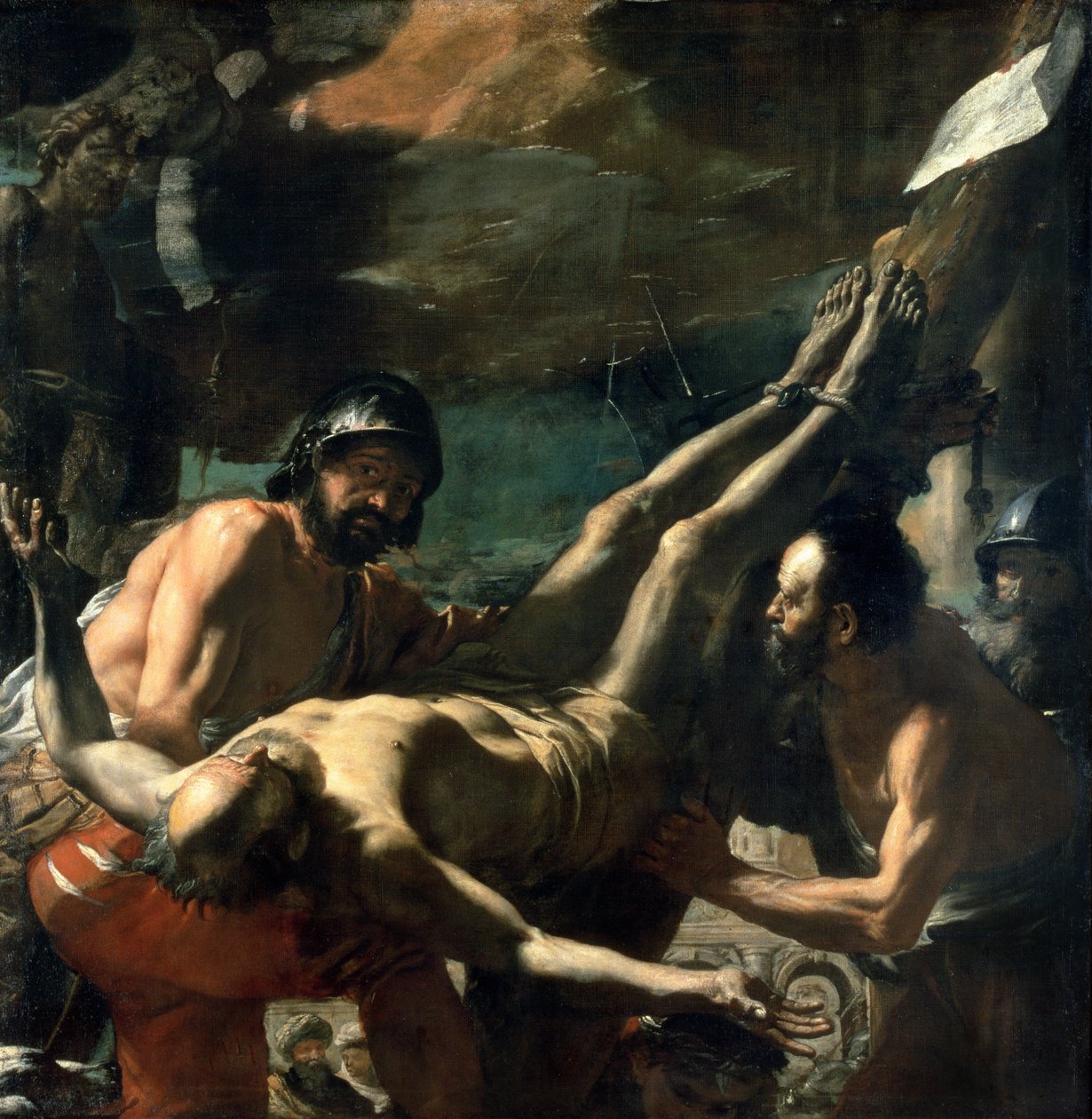 Peters martyrskap, ca 1656-60 av Mattia Preti
