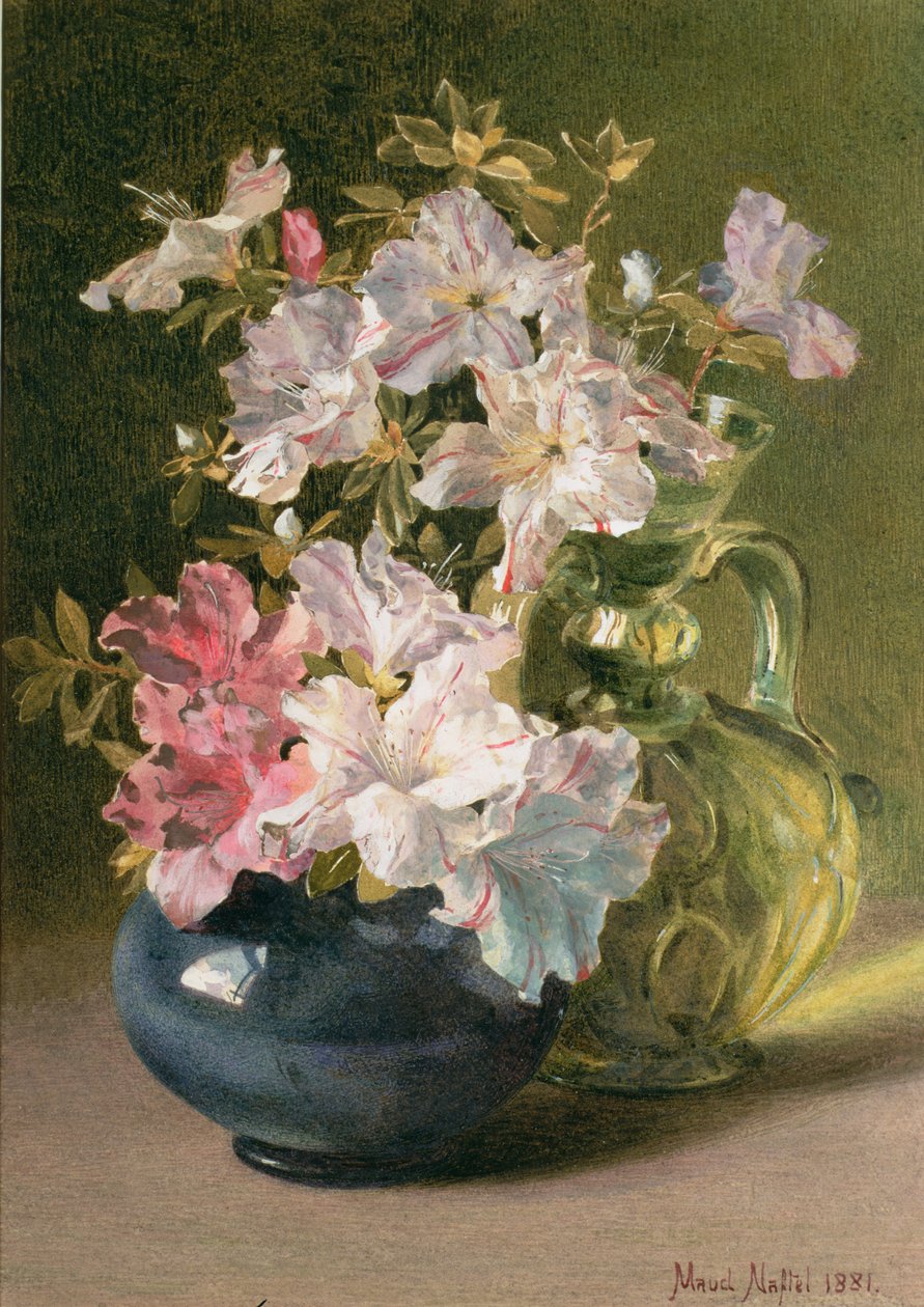 Azaleor i en kanna av Maud Naftel