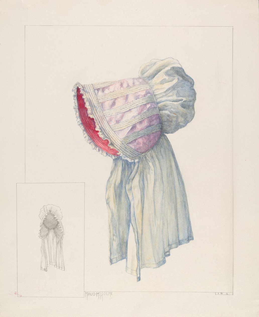 Babyhuv, ca. 1937. av Maud M Holme