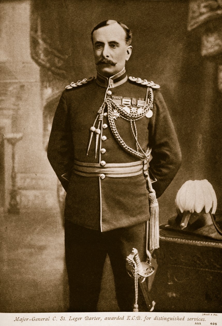 Generalmajor C. St. Leger Barter, tilldelad K.C.B. för framstående insatser 1914-19. av Maull and Fox