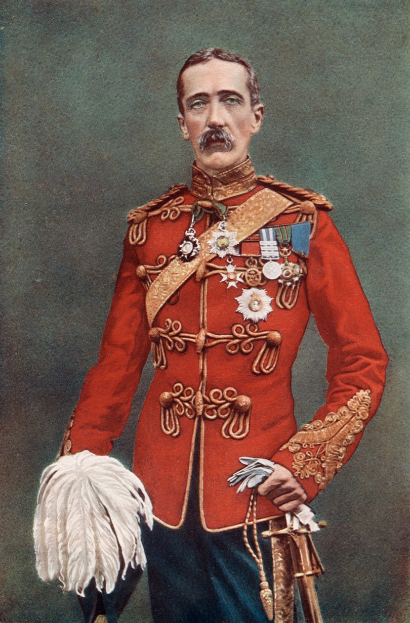 Generalmajor Sir John C Ardagh, chef för militär underrättelsetjänst, 1902. av Maull and Fox