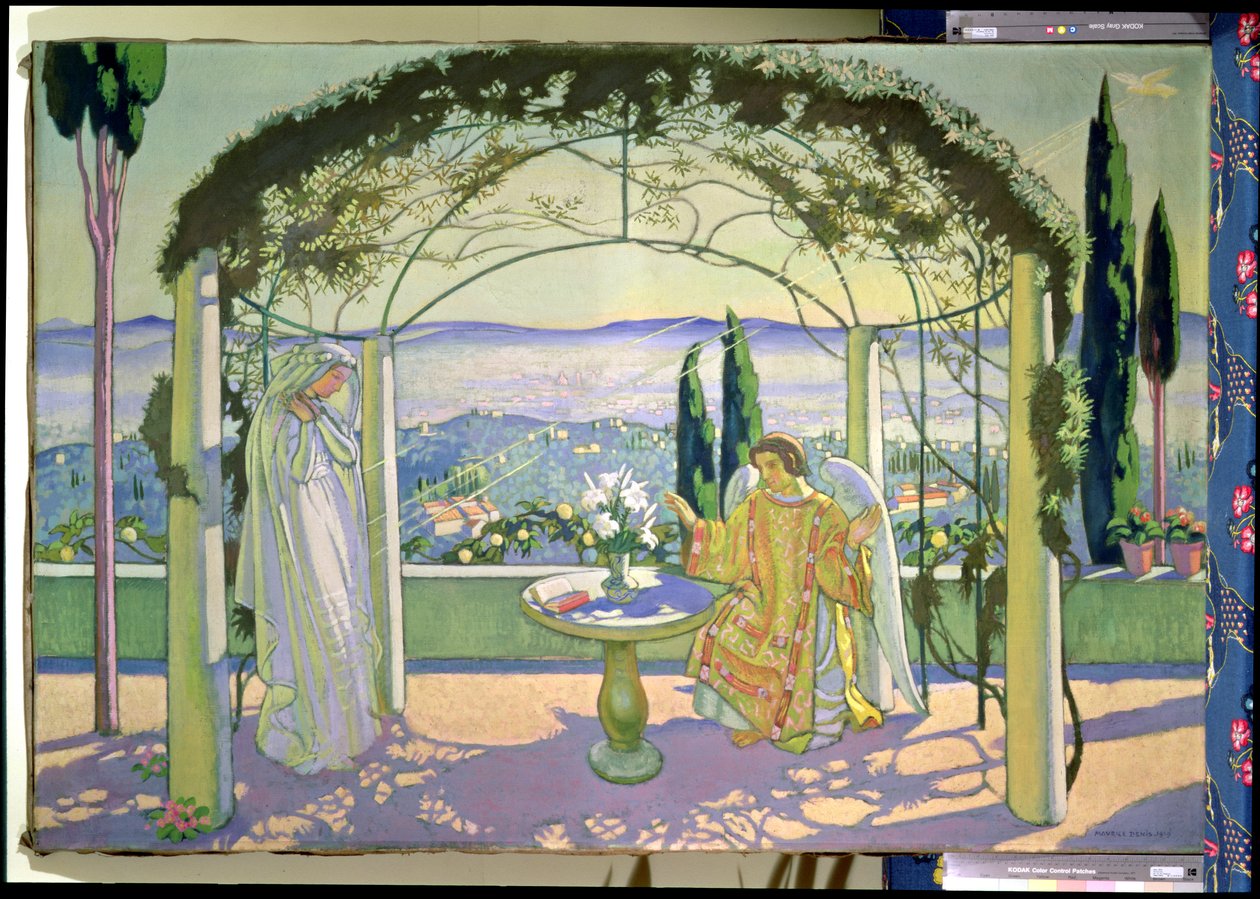 Kungörelse vid Fiesole, 1919 av Maurice Denis