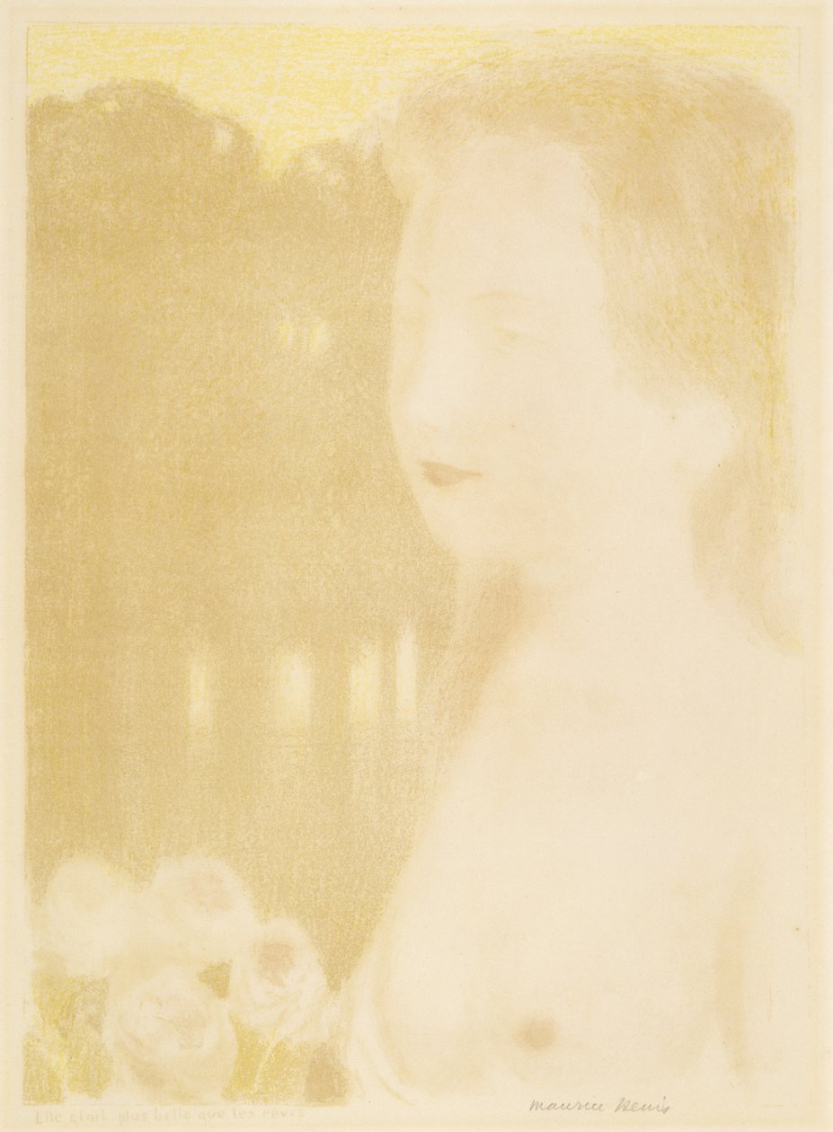 Hon var vackrare än drömmar, 1911 (litografi i färger) av Maurice Denis