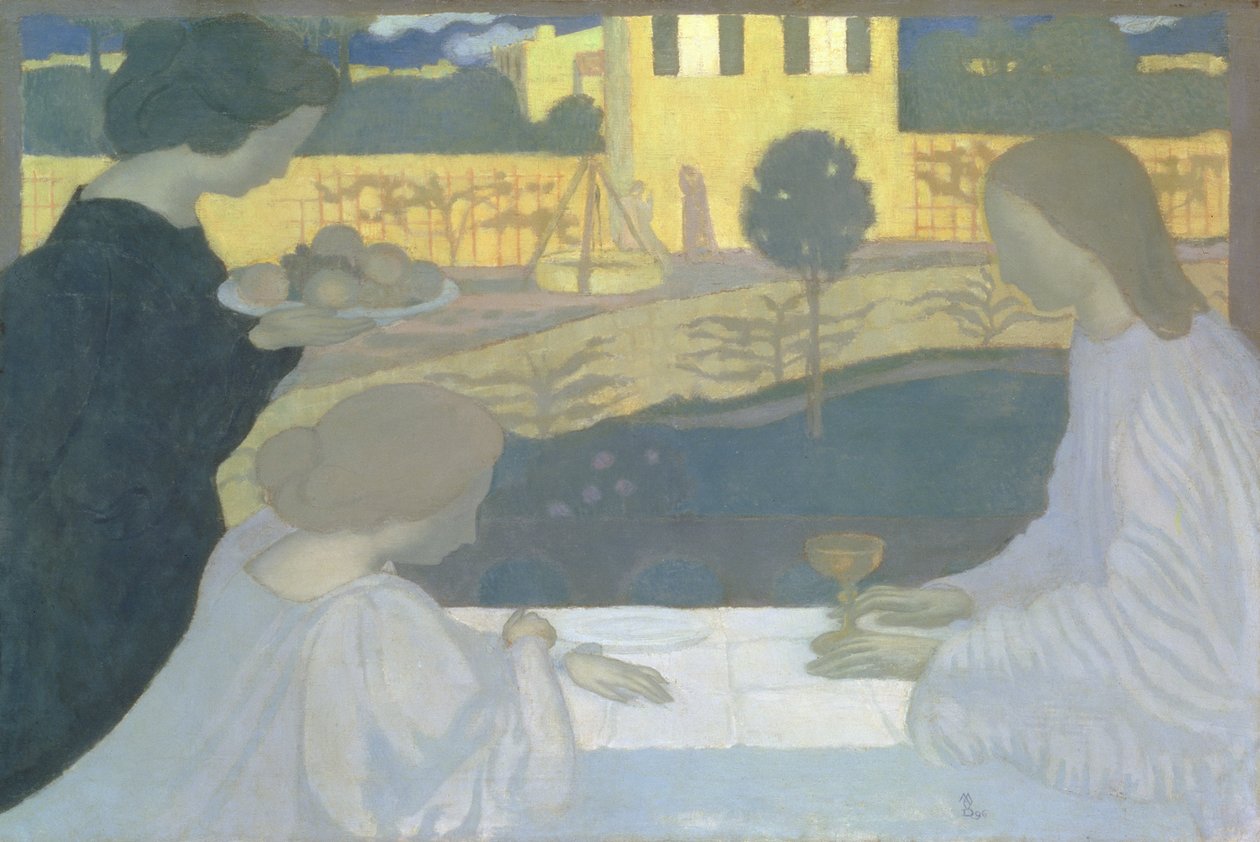 Martha and Mary, 1896 (se 183457) av Maurice Denis