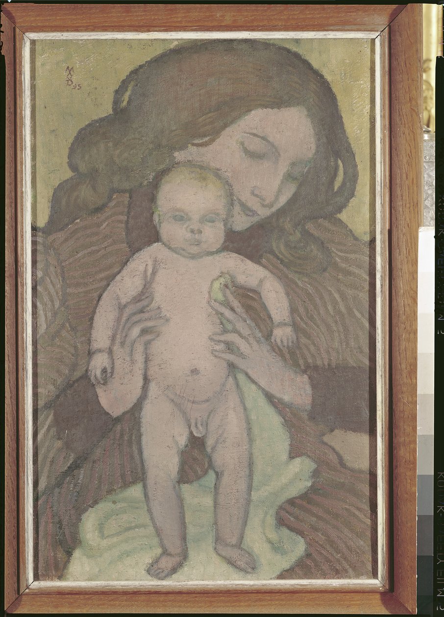 Moderskap, Jean-Paul naken, 1895 av Maurice Denis
