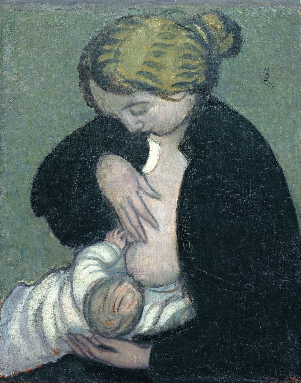 Mamma i svart skjorta, 1895 av Maurice Denis