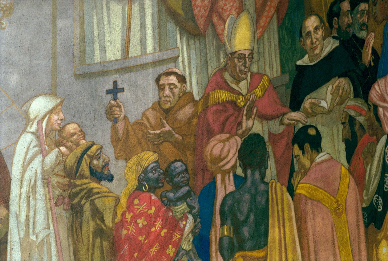 Pingst, detalj, från kyrkans absid, 1934 (se även 83802 och 252658) av Maurice Denis
