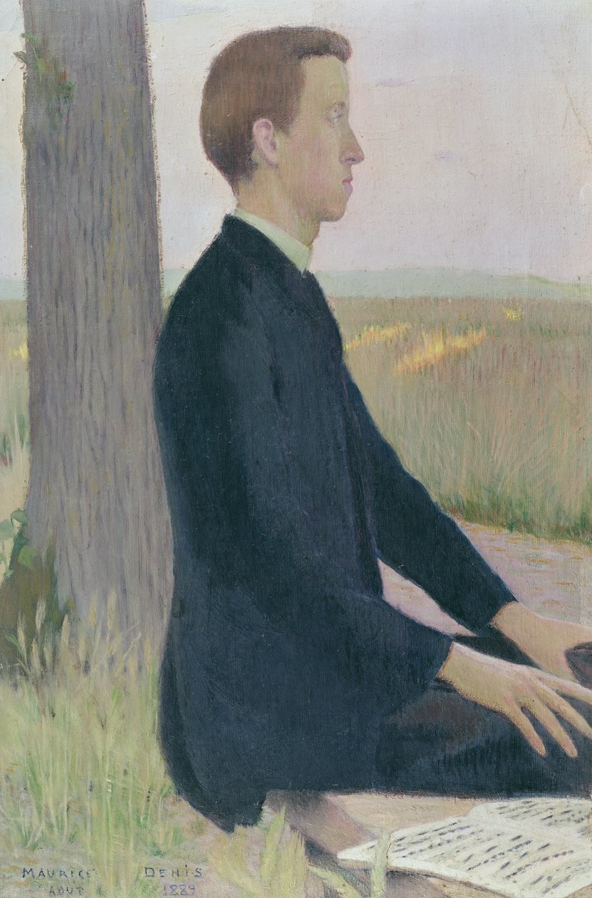 Porträtt av Raphael Lemeunier, 1889 av Maurice Denis