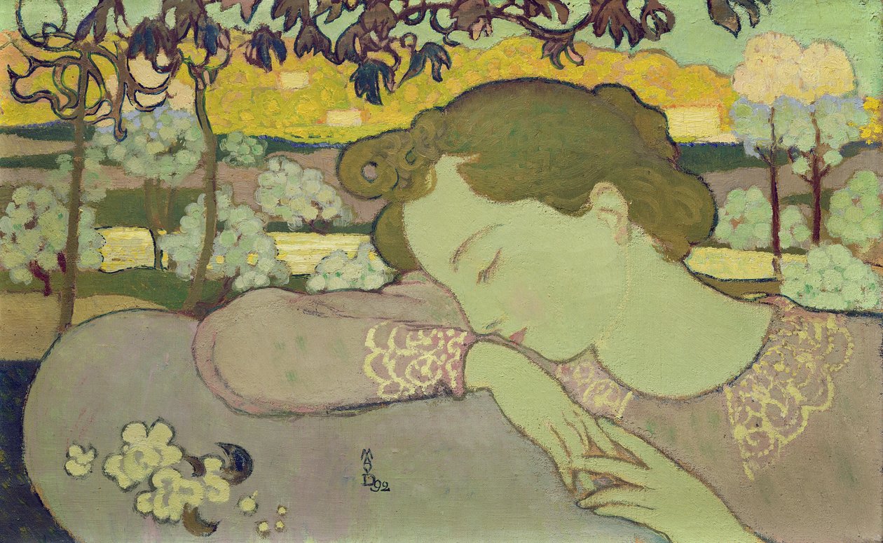 Sovande kvinna, 1892 av Maurice Denis