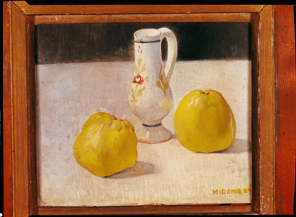 Stilleben med äpplen, 1889 av Maurice Denis