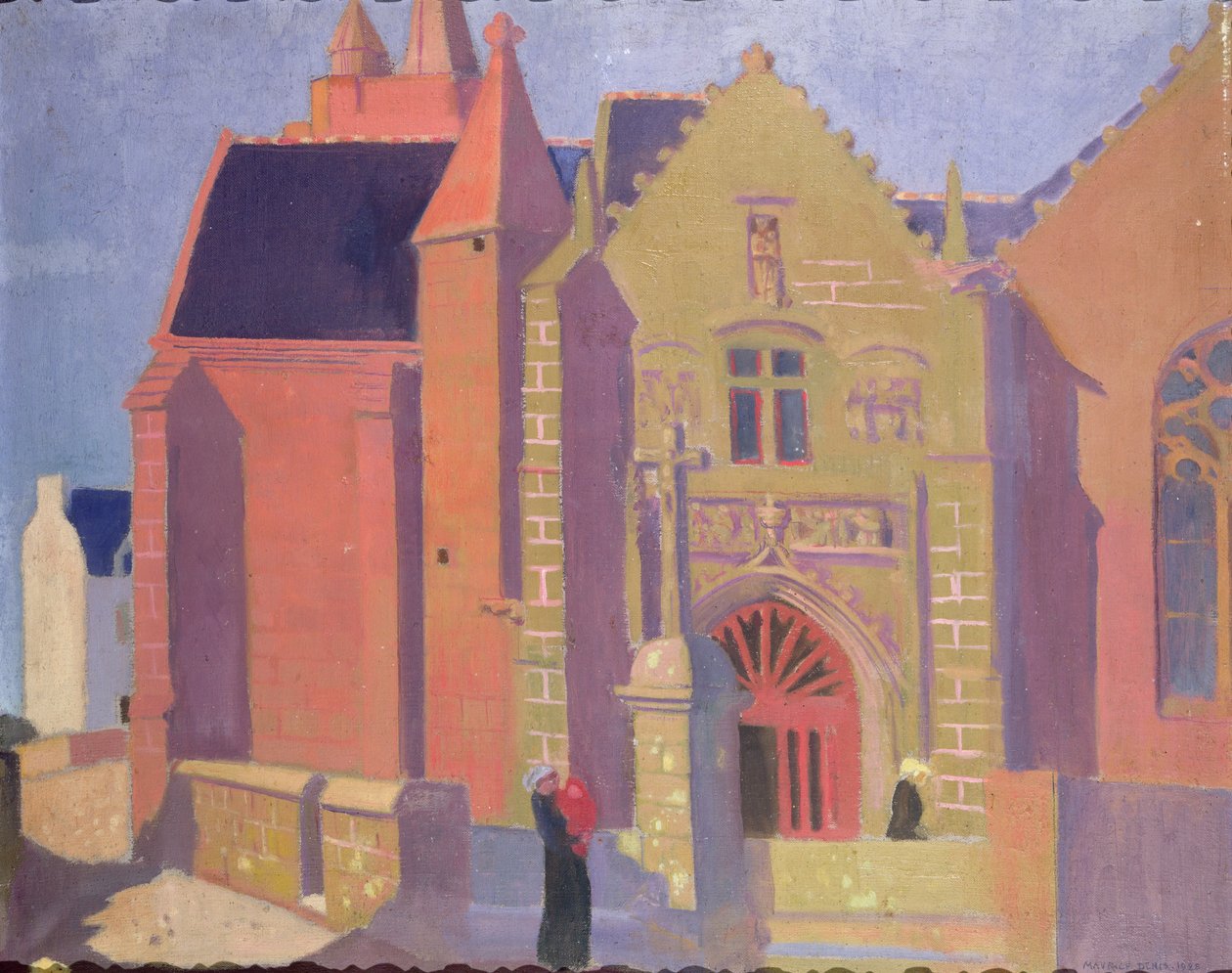 Kyrkan Notre-Dame de la Clarte i Perros-Guirac, 1923 av Maurice Denis