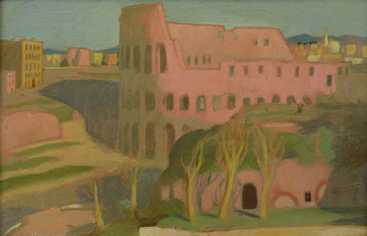 Colosseum, ca 1898 (olja på kort) av Maurice Denis