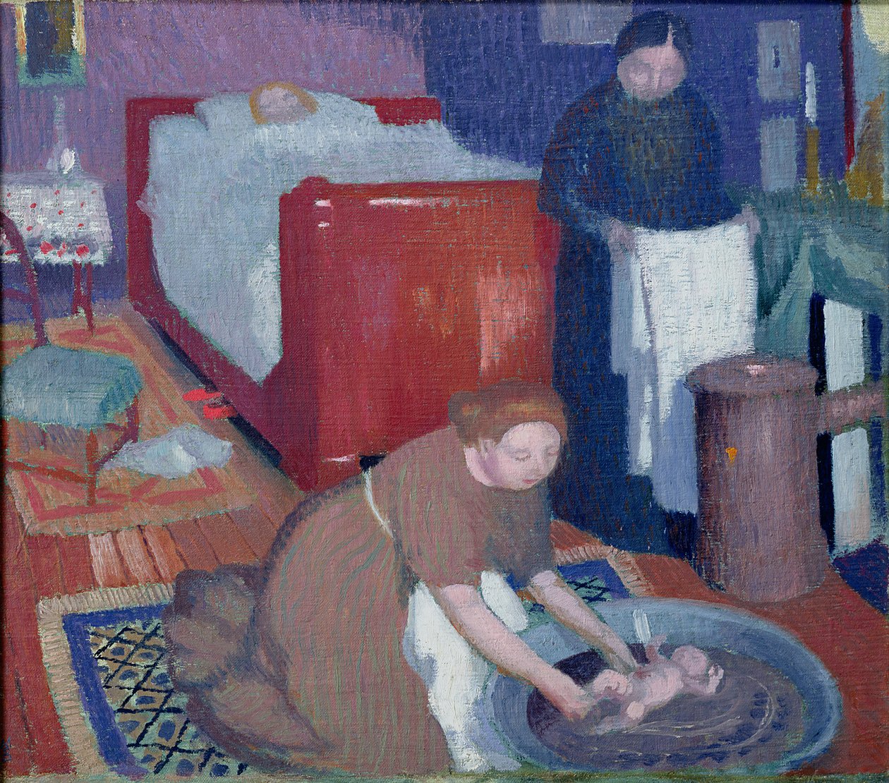 Det första badet, ca 1899 av Maurice Denis