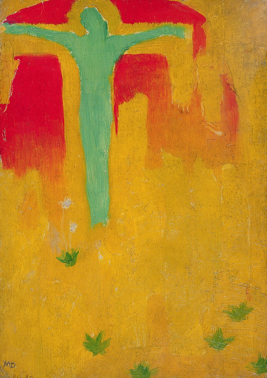 The Green Christ, 1890 (olja på kartong) av Maurice Denis