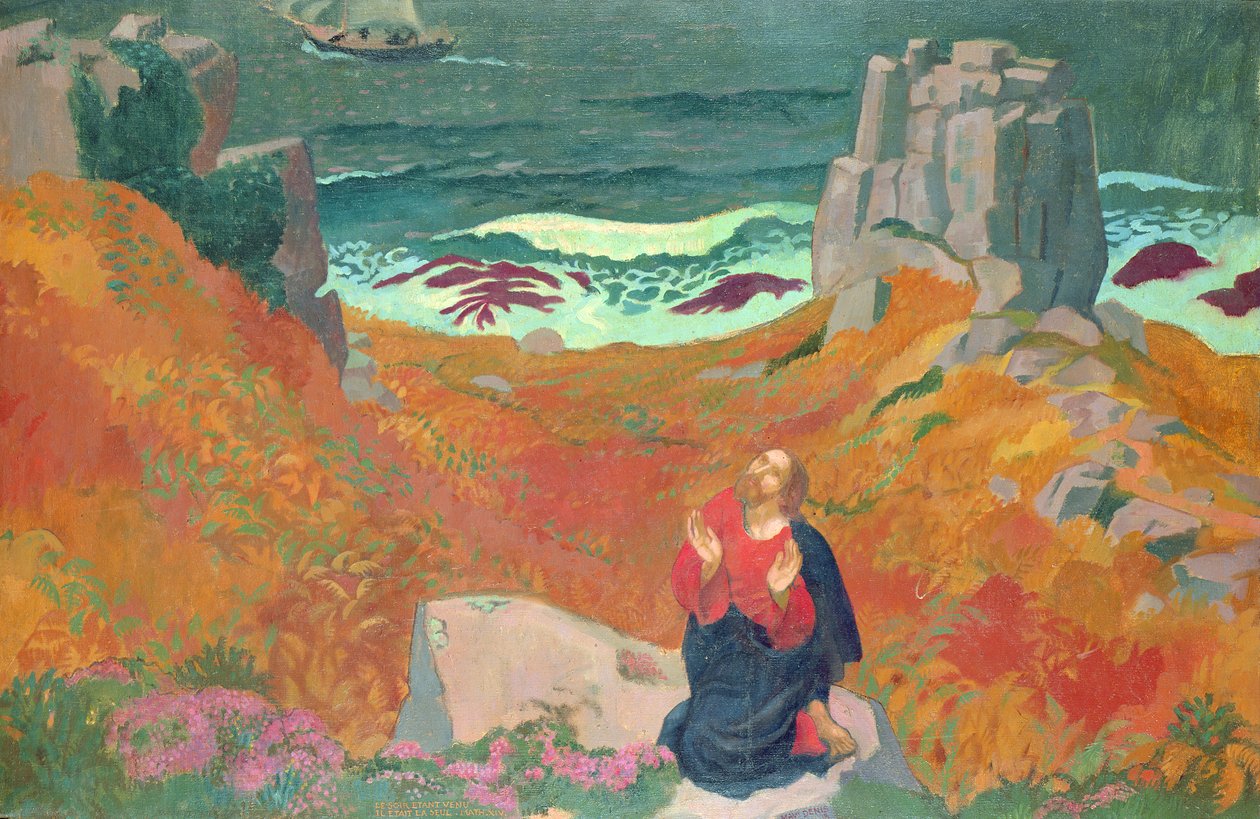 Kristi ensamhet, 1918 av Maurice Denis