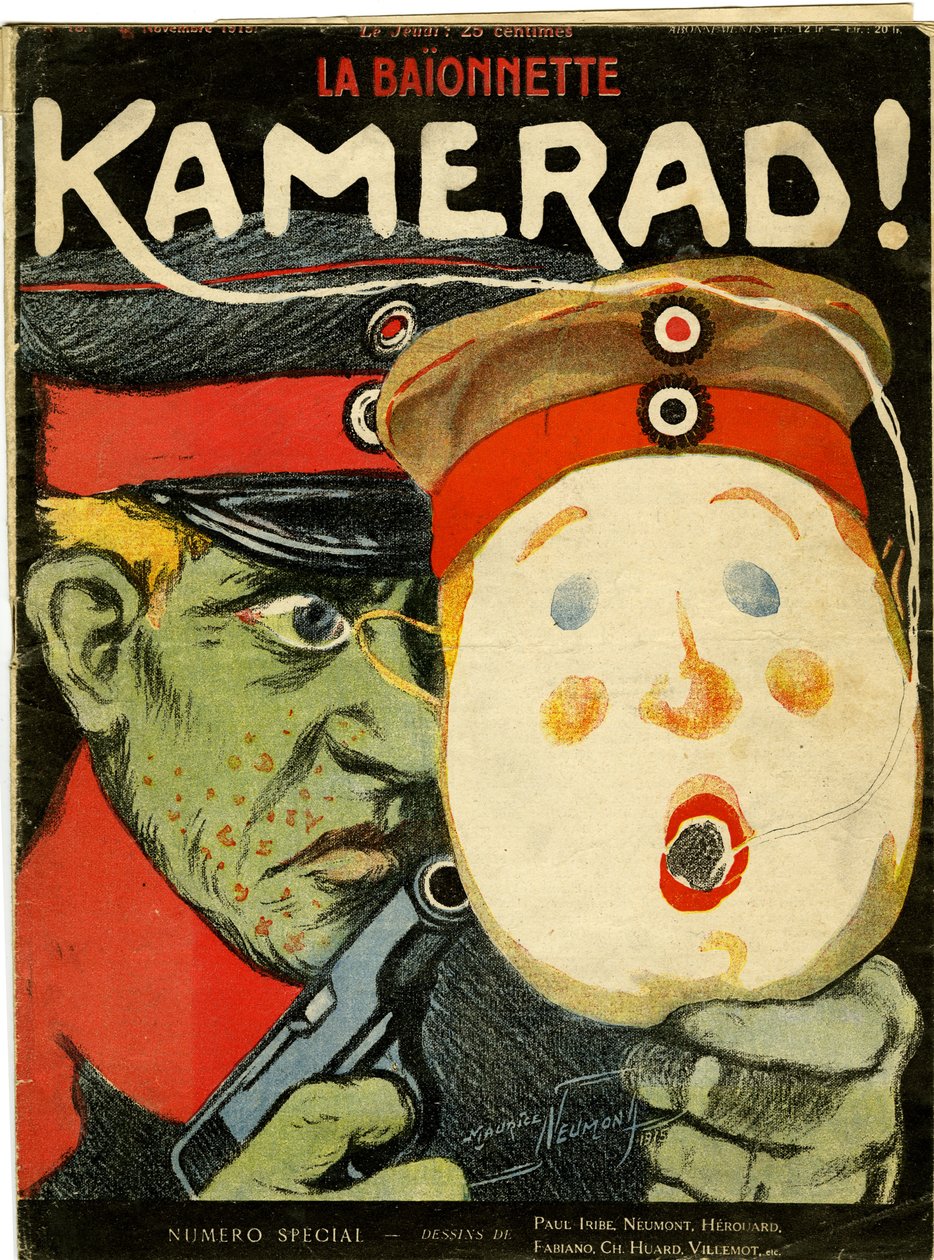 Kamerad!, från en specialutgåva av "La Baionnette", nr 18, 4 november 1915 av Maurice Louis Henri Neumont
