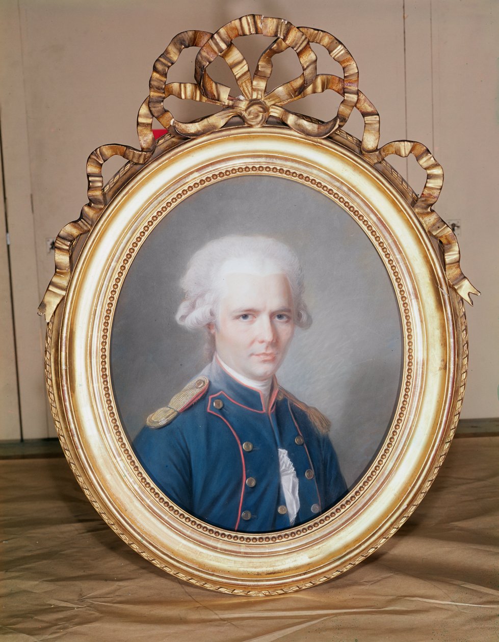 General Pierre Choderlos de Laclos (1741-1803) (pastell på papper) av Maurice Quentin de La Tour