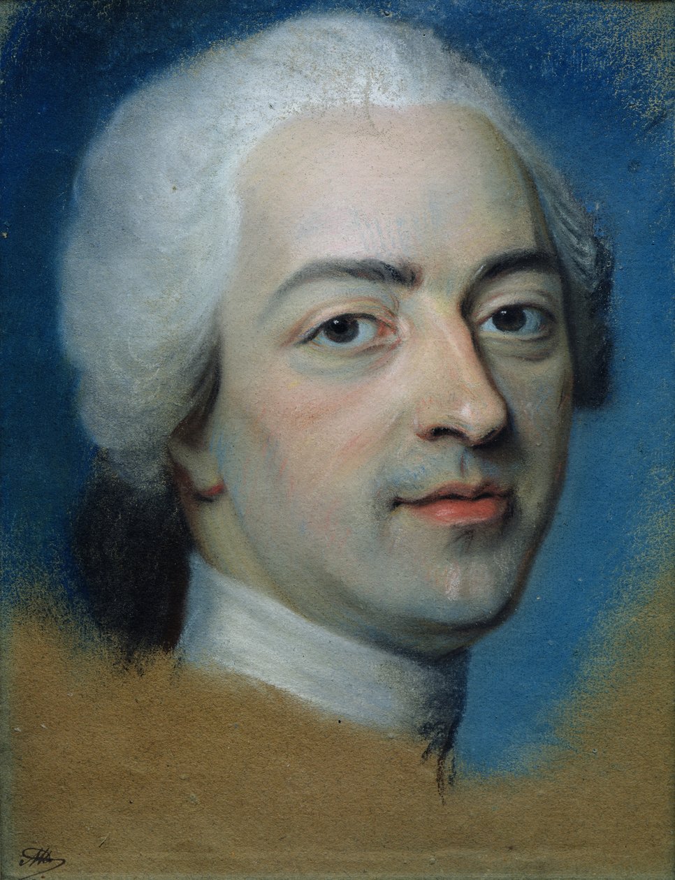 Ludvig XV (1710-74) Konge af Frankrig og Navarra, efter 1730 (pastel på papir) Sverige av Maurice Quentin de La Tour
