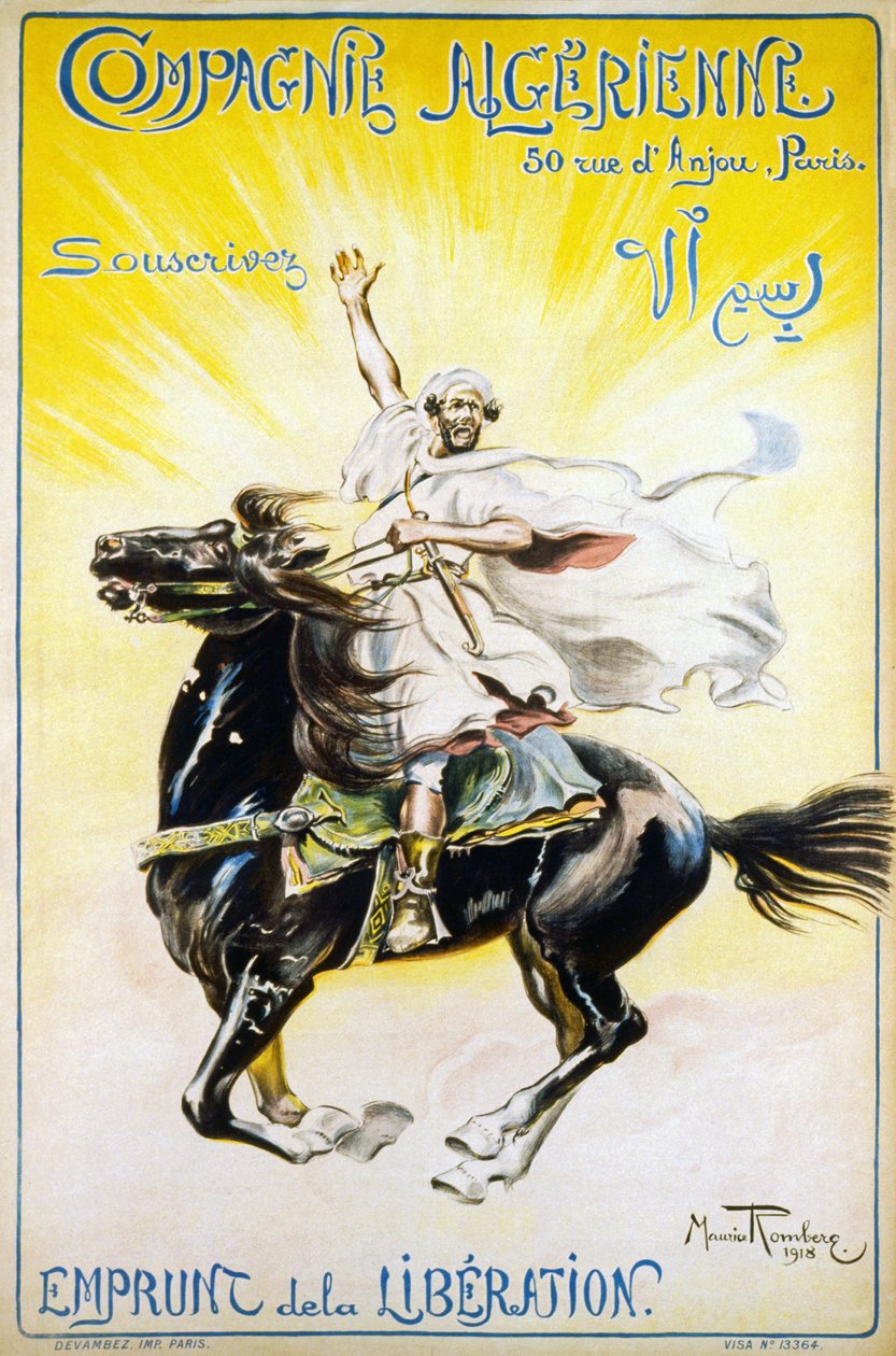 Algerian Company - Prenumerera - Frihetslån, 1918 av Maurice Romberg