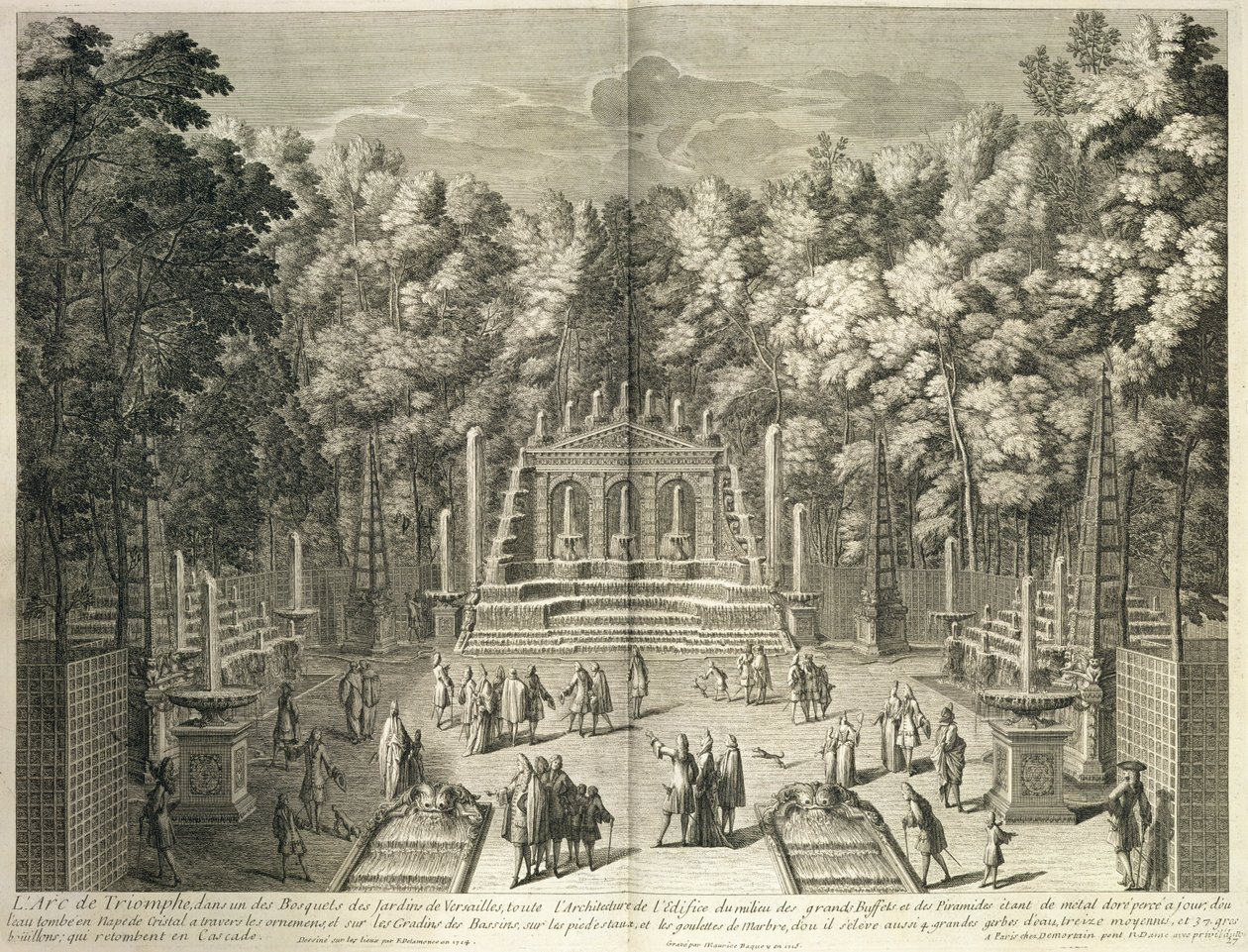 Triumfbågen, Versailles av Maurice Baquoy