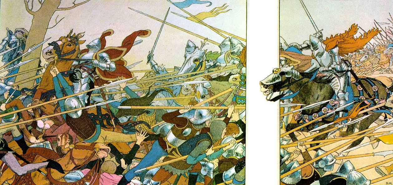 Illustration till boken The Life of Jeanne d