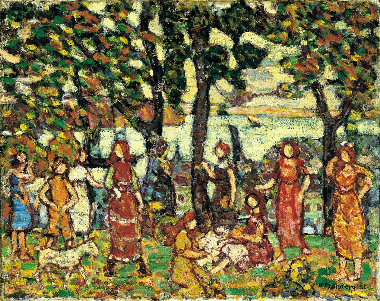Hösten, ca. 1918-1923 av Maurice Brazil Prendergast