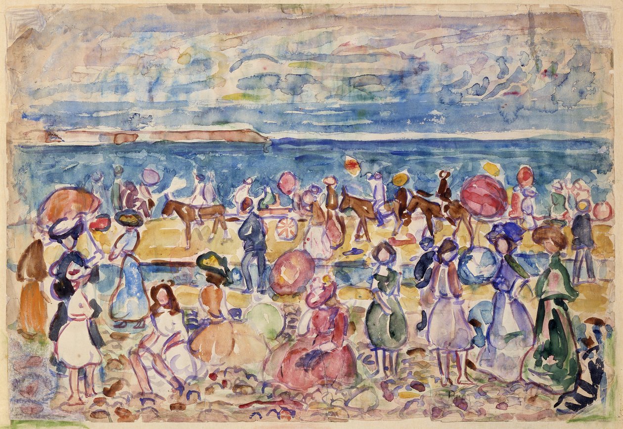 Semester i New England, ca. 1910-1911. av Maurice Brazil Prendergast