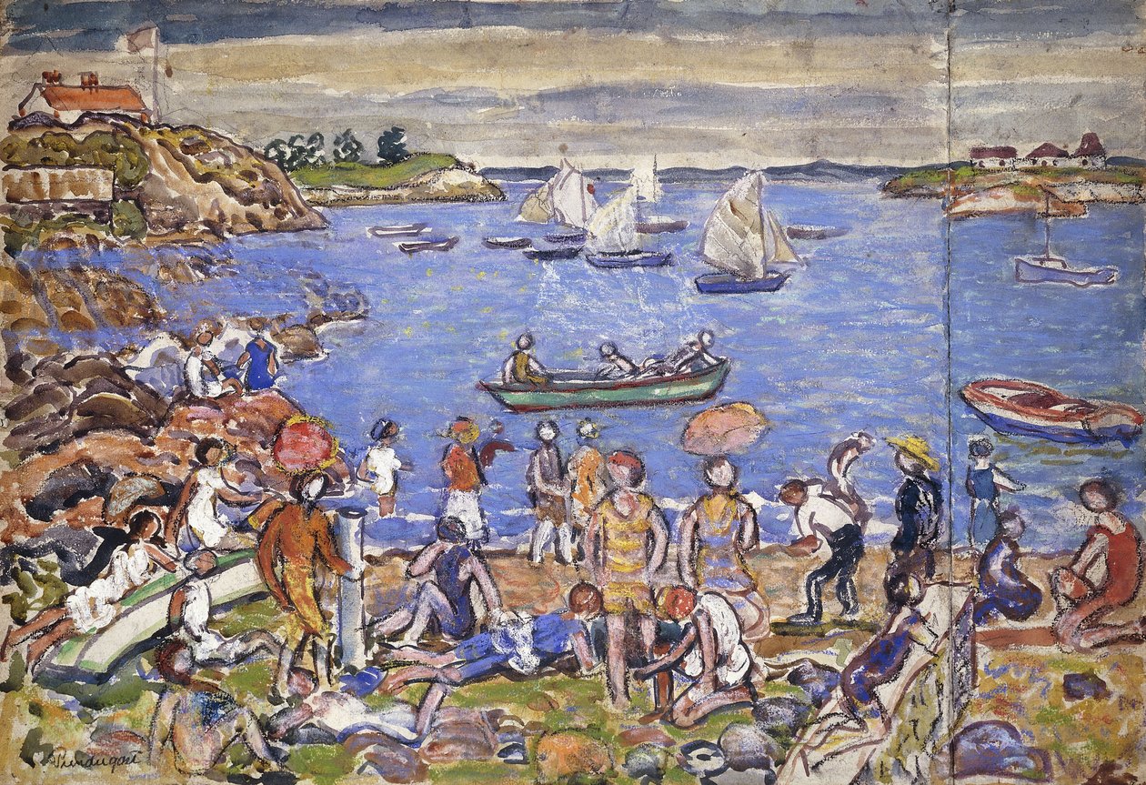 Nära Gloucester, av Maurice Brazil Prendergast