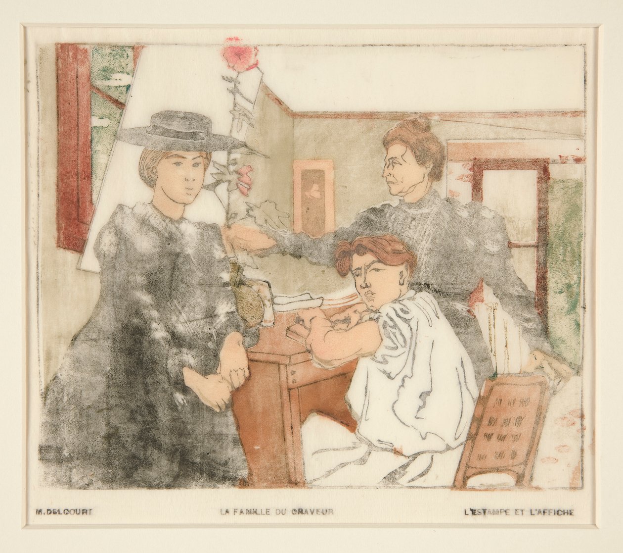 Gravörens familj av Maurice Delcourt