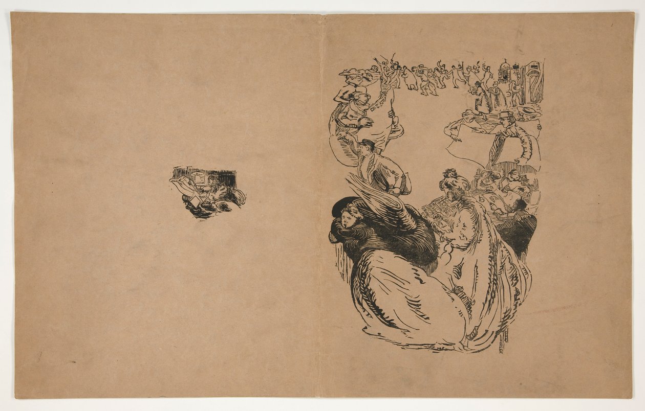 Les Camelots de la Pensée (bevis för omslag) av Maurice Delcourt