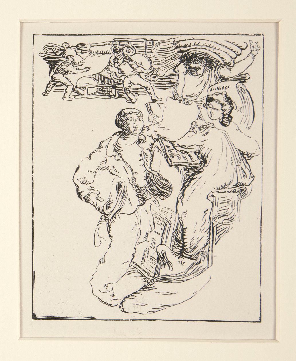 Gatuförsäljarna i La Pensee; Camelot och papper, sid. 29 av Maurice Delcourt