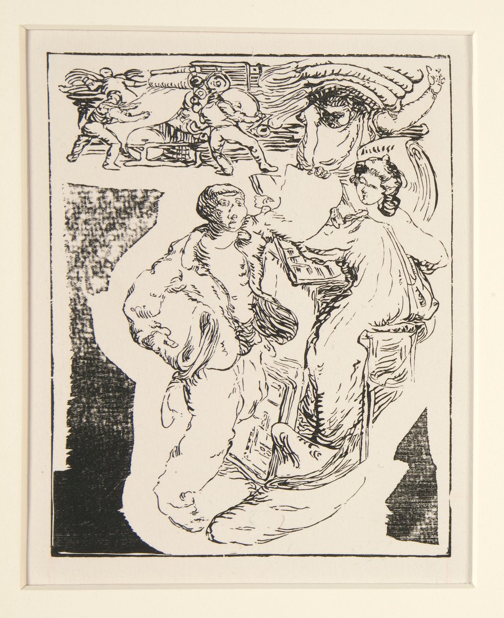 Gatuförsäljarna i La Pensee; Camelot och papper, sid. 29 av Maurice Delcourt