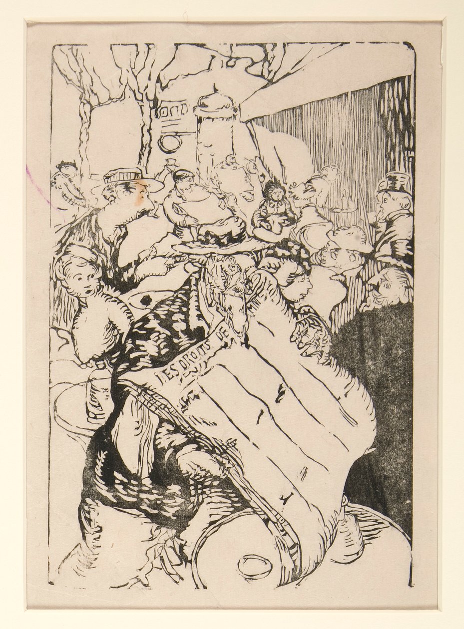 Gatuförsäljarna i La Pensee, Les Boulevards, sid. 45 av Maurice Delcourt