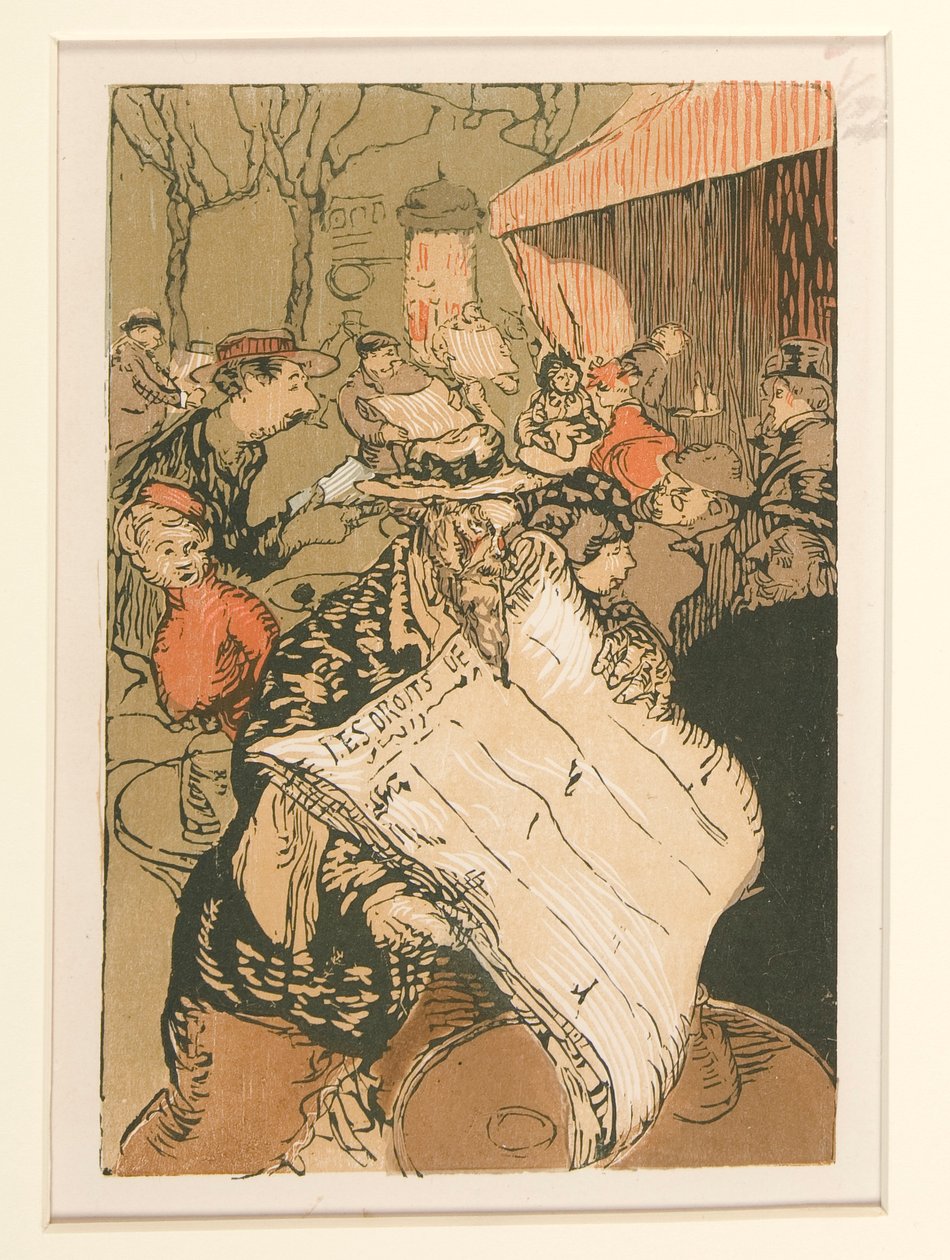 Gatuförsäljarna i La Pensee, Les Boulevards, sid. 45 av Maurice Delcourt