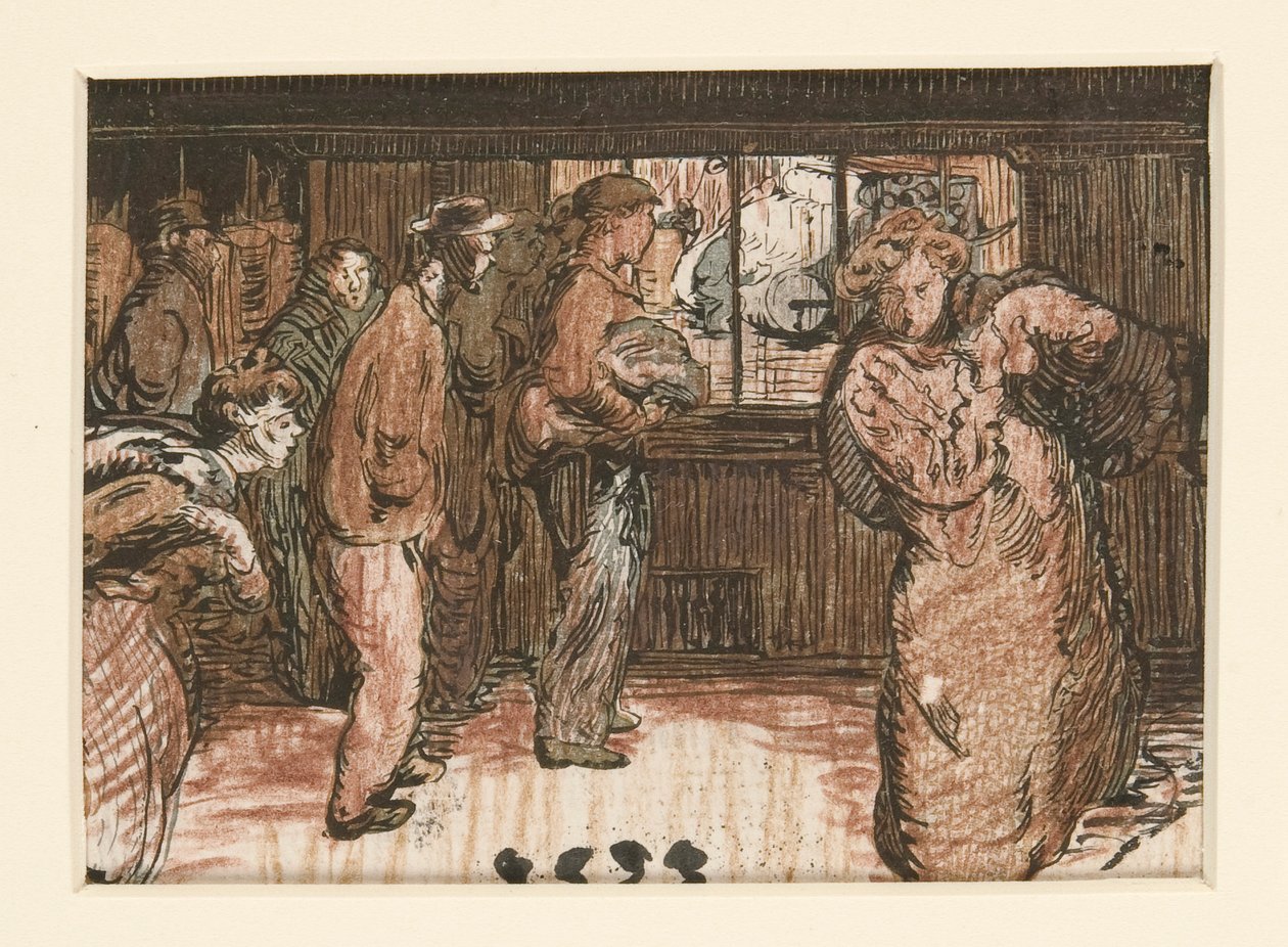Gatuförsäljarna i La Pensee, illustration sid. 31 av Maurice Delcourt
